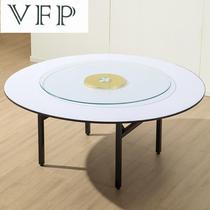 Manufacturer Direct Sales Hotel Hotel 10 10 15 20 20 Round Table Folding Roundtable Table Wedding Wine Mat Banquet Table And Chairs