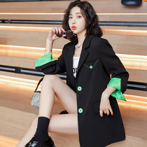 Ogoods Small Suit Jacket Woman Spring Autumn 2022 New Spring Casual Black Western Suit Easy To Slim And Slim Down Blouse