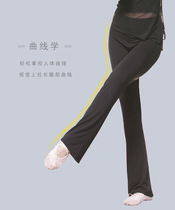 Dance pants practice clothes female adult bodybuilding yoga straight micro-body pants