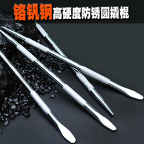 Crowbar truck booster bar multi-function pry bar high hardness round flat head grate tire car pry bar tool durable