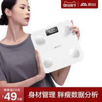 Xiangshan precision electronic scale weighing scale household body fat called charging intelligent fat measurement small human scale female dormitory