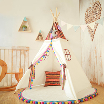 ins Nordic soft Indian childrens tent reading corner indoor game House childrens room decoration photography props
