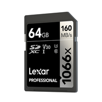 Lexar Rexa 1066X 64G HD 4K camera memory card Canon Nikon Sony SDXC