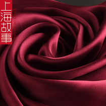 Shanghai story Silk 100% mulberry silk scarf women big red wedding wedding cheongsam long shawl mother