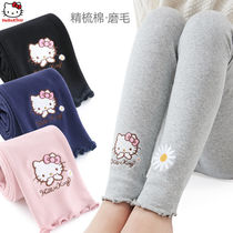 Katy Cat Girl Beats Bottom Pants Spring Autumn Season New Womens Baby Pants Outside Wearing Foreign Air Fashion Children Dress Pants