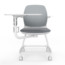 One grade pulley disc training chair with table board high-grade wisdom classroom learning chair table and chair integrated student listening chair