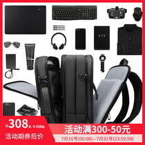Double Shoulder Bag Men Backpack Business Travel Short Distance Large Capacity Brigade Luggage Bag Casual Mens Bag Multifunction Computer Bag