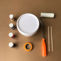 Oogot printing paint tool set Sponge roller four-color paste printing paint 3M spray glue