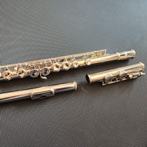 Foreign trade goods tail single 16 hole c tune nickel-plated flute suitable for beginner practice examination