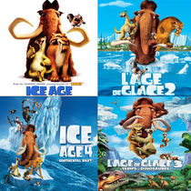 Cantonese Animation Ice Age1-5 full] 5-disc DVD