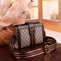 Hong Kong brand-name chain bag womens bag 2021 New Tide fashion all shoulder shoulder bag small square bag summer