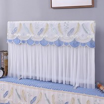 New LCD TV Dust Cover Cover Lace Inch Hanging TV Cover Cloth Living Room Household 0913x