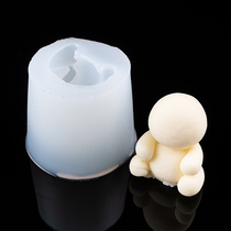 Korean Cream Frost Universal Animal Styling Body Solid Cake Flip Sugar Baking Chocolate Silicone DIY Mold