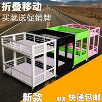 Supermarket candy display rack flower storage bulk biscuit truck promotion table dried fruit food counter combination push
