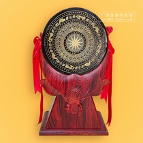 Guangxi Zhuang bronze drum landing large pendulum piece non-material culture Large opening Lunar New Year Gift Hall Decorations
