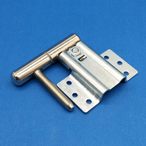 Hinge three-pronged rod type wear-resistant silent loose-leaf hinge three-insert door Italian German door T-type door Special
