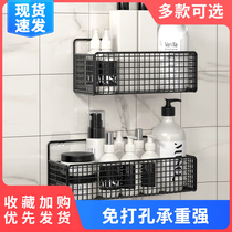 Bathroom toilet shelve Perforated Toilet Washroom Washroom Wash Terrace Wall Triangle Containing Bath Wall-mounted Wall-mounted Bath Wall