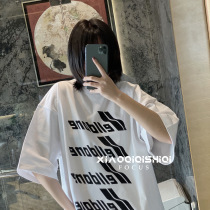 (100%)verified version of WE11DONE spring and summer new barrage letters classic LOGO short-sleeved simple T-shirt