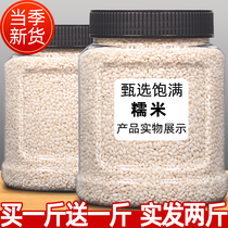 Northeast specialty high quality round glutinous rice 1000g large canned new rice dumplings special glutinous rice grains
