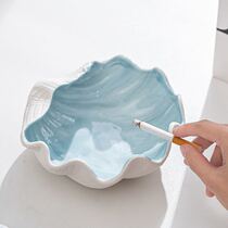 Ashtray household living room fashion modern large ash-proof ashtray Nordic large capacity new home coffee table ceramic ornaments