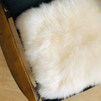 Super warm home series) winter home warm sheep skin wool one long wool square cushion