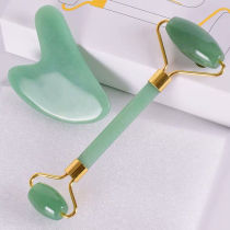 Massager natural Dongling Jade jade roller scraping board facial lifting tendons dredging meridians beauty and health care