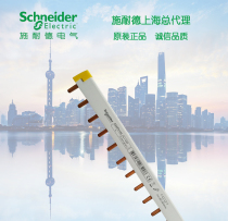 Schneider 4P bus 12-bit can be connected to 3 4P air-open connection copper row terminal block A9XPH412