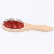 Wig wide teeth large steel comb wooden handle wooden airbag steel comb cosplay special care care tool accessories