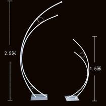 New wedding arch iron shelf crescent moon road lead moon props stage background decoration wedding decoration flower door
