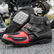 Winter motorcycle riding shoes for men and women Four Seasons off-road rally boots locomotive boots racing short boots motorcycle shoes