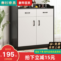 Dining side cabinet modern simple lockers living room wall cupboard home kitchen storage cabinet tea cabinet