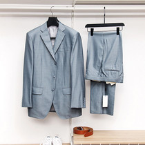(Industry leader)Offline 2964 75 Wool 21 Silk~High-end mens casual suit trousers suit