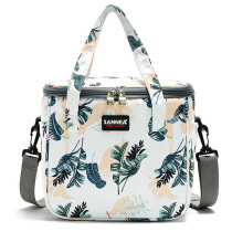 8L printed fabric portable insulation bag lunch box bag work lunch bag with rice bag insulation lunch bag waterproof ice bag