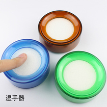 Fuqiang FQ018 sponge round hand wet device Water dip device Banknote counting financial water dip tank Round water dip device