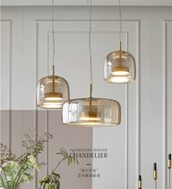 Nordic luxury bedroom bedside living room dining table bar Model Room cafe bar decoration Net Red