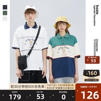 bosie2021 summer new color polo shirt men couple little Prince joint short sleeve t-shirt