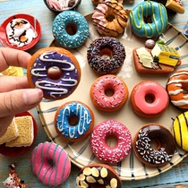 Donuts refrigerator stickers cute Korean decoration creative food 3d three-dimensional Japanese magnet magnet food
