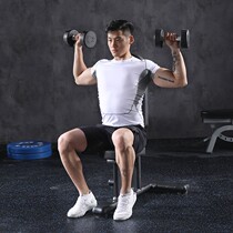 Brand high-grade professional shoulder push chair right angle fitness chair commercial bench right angle stool bench bench dumbbell shoulder training Chair