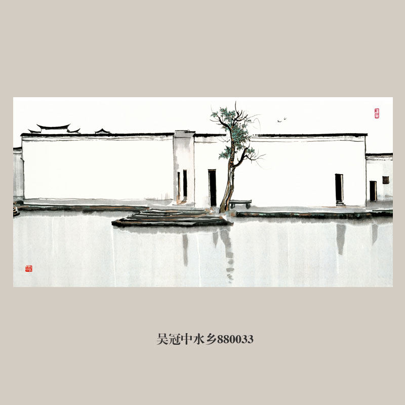 吴冠中水墨挂画-吴冠中水墨挂画促销价格、吴冠中水墨挂画品牌- 淘宝