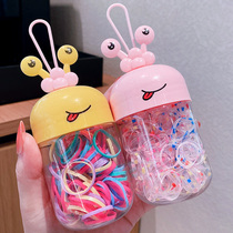 Child disposable small leather gluten canned girl not hurt hair high elastic hair rope cute baby zhair head rope hair ring