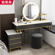 Korean style can be customized half-set window dressing table bedroom modern simple long short legs high and low feet with makeup table Cabinet table