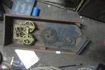 Old foreign desk clock Wall clock movement CLOCK accessories