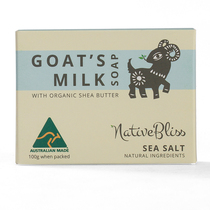 Shea butter Goat milk soap (sea salt) Australia imported NativeBliss original joy Natural more moisturizing