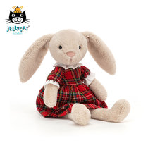 New British jellycat2021 Plaid Lotti Rabbit Plush Toy Doll Doll