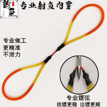 Rhyme to the traditional slingshot high-level projectile inside the fish skin band group shooting the Dart special dart string to the fish wearing the rubber band