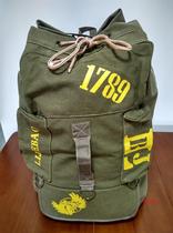100L canvas mountaineering bag Tent bag bucket bag Travel travel bag luggage bag moving shoulder bag Army fan bag