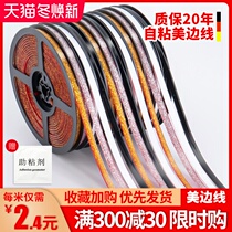 Beauty sewn sticker kitchen sticker waterproof oil-proof bathroom sink sink mildew-proof sticker toilet waterproof sticker