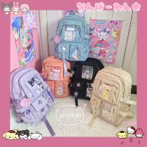 Qiu Qiu homemade Japanese cute daily casual student school bag backpack all-match large capacity ins Sanrio