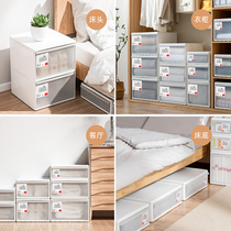 Storage box drawer type plastic transparent household underwear storage box clothing finishing box clothing storage box wardrobe