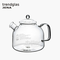 German Trendglas Jena Direct fire cooking teapot High temperature resistant glass kettle Kettle Fruit tea kettle filtration